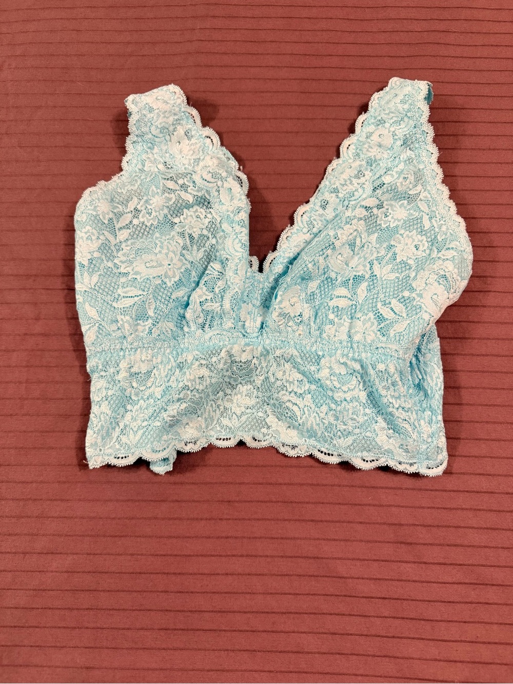 Cosabella Light Blue Lace Bralette